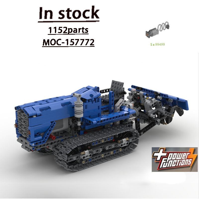 Urban Farming Is - MOC-157772 Modello di Trattore Agricolo Cingolato