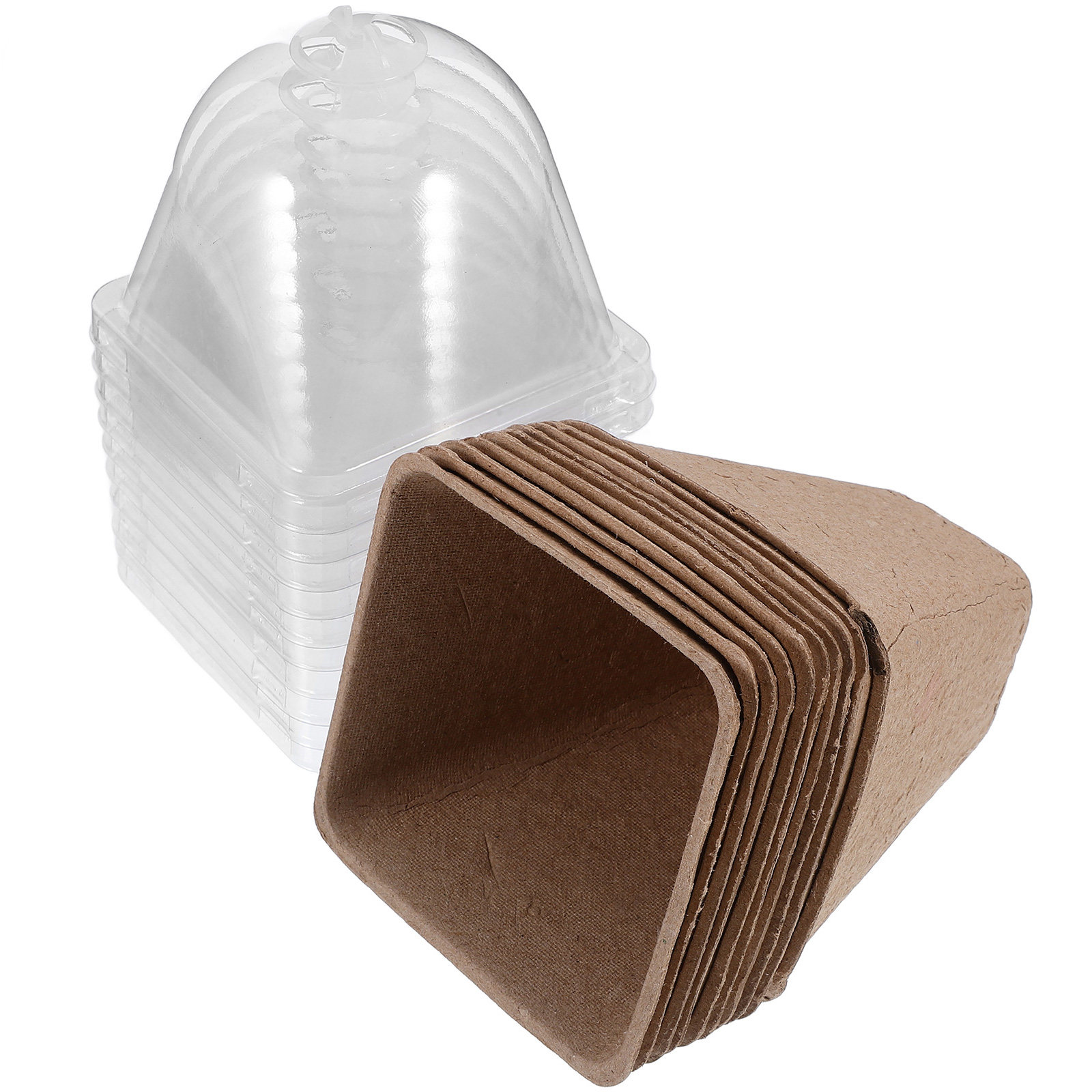 Dome Propagation Kit - Kit di 10 Vasi Biodegradabili per