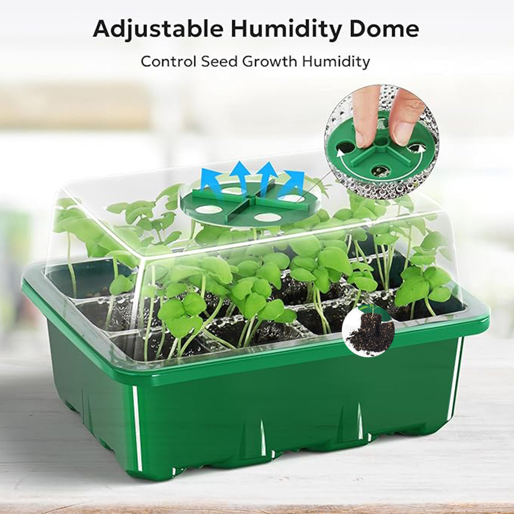Dome Propagation Kit - 10 pz/set Vassoi Piantina Seme Starter