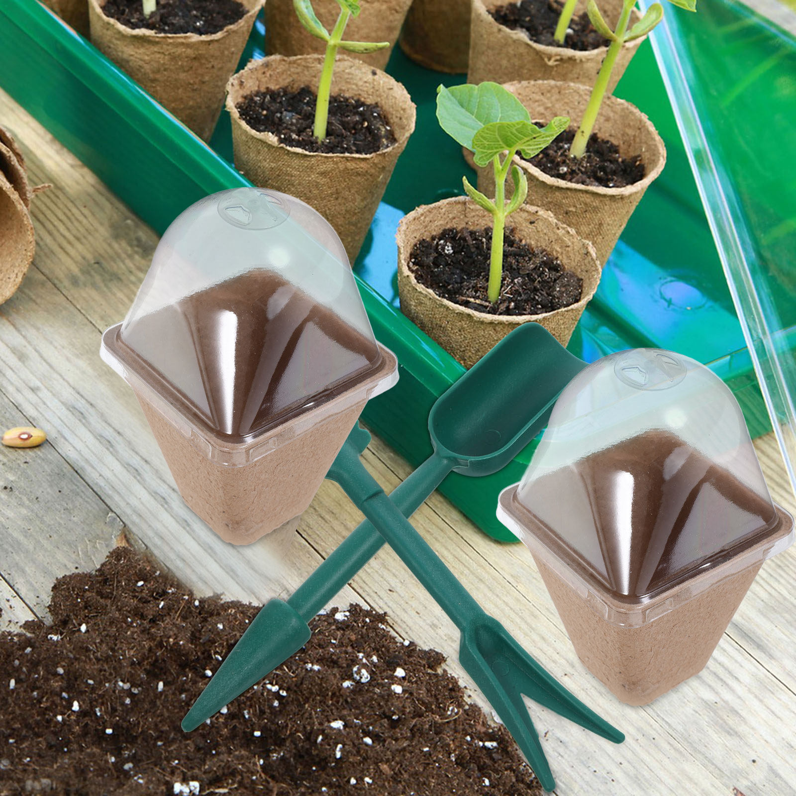 Kit di 10 Vasi Biodegradabili  - Dome Propagation Kit recensione e prezzo